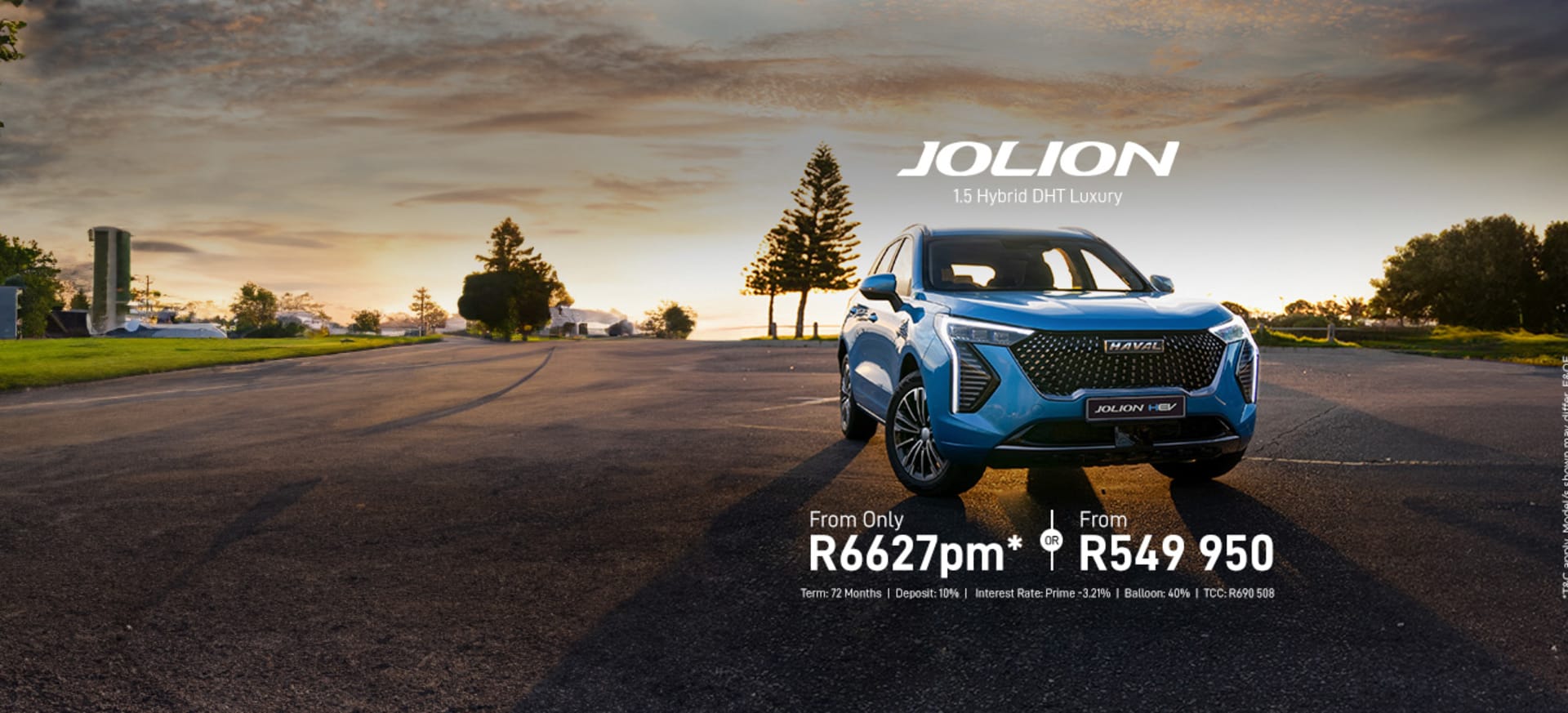 Haval Jolion 1.5L Hybrid Lux From R6 627pm*