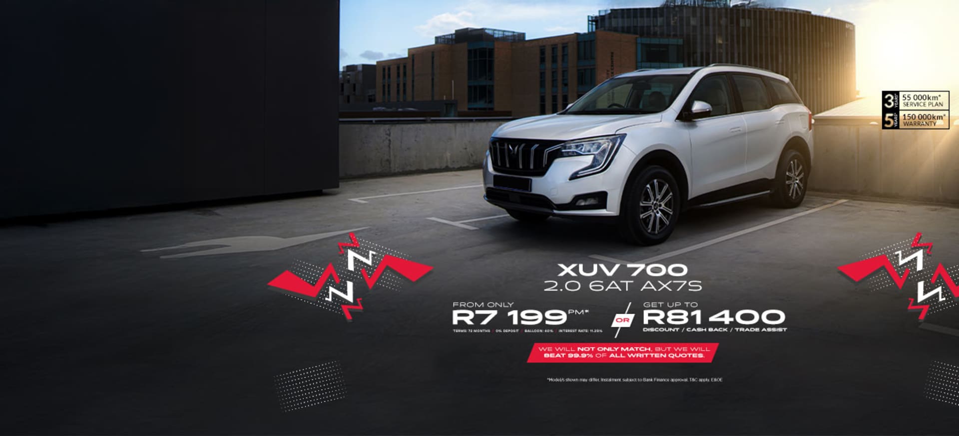 Mahindra XUV 700 2.0 AT Offer from R6 799pm*