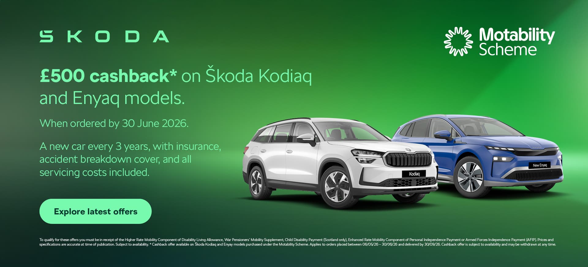 Skoda Motability Offer