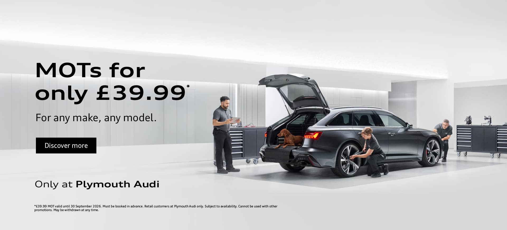 Plymouth Audi MOT Offer