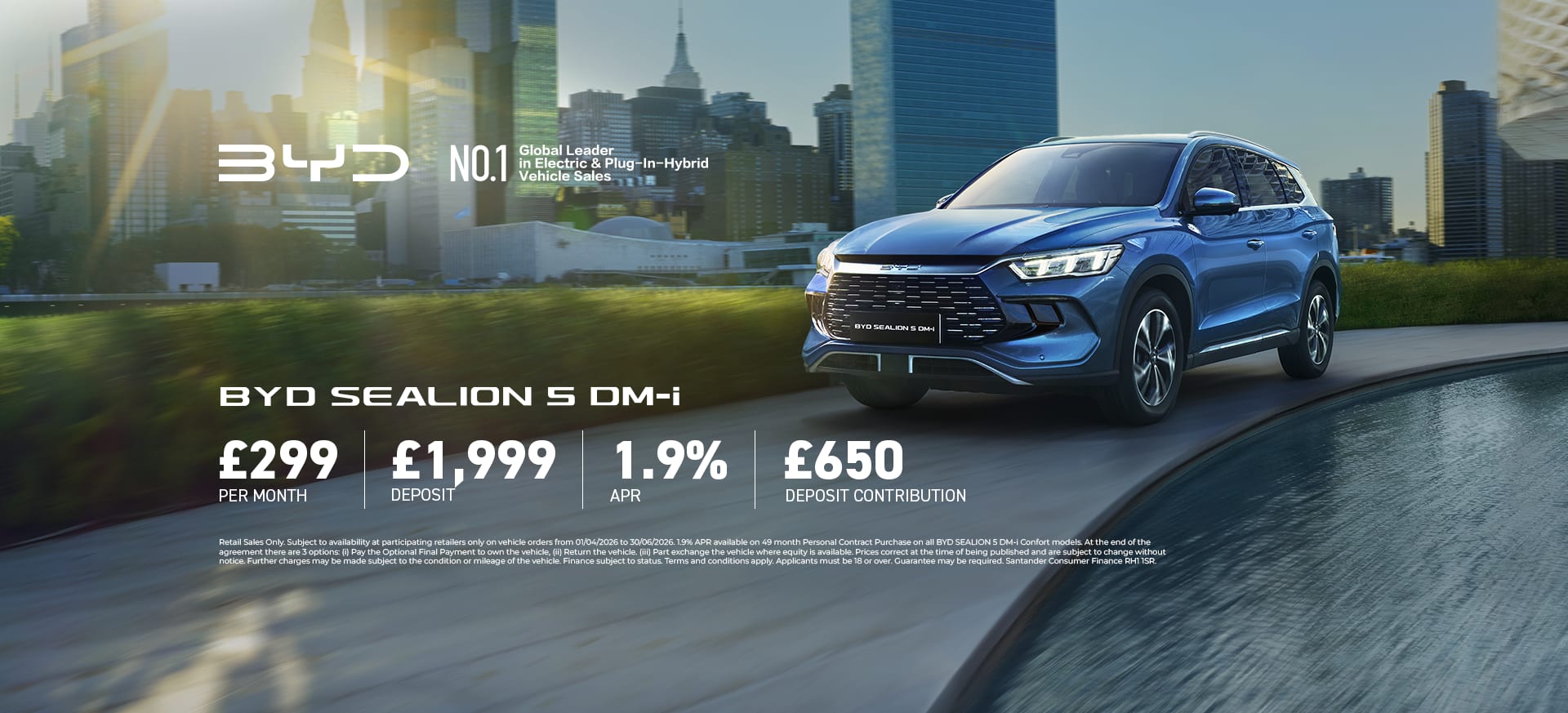 BYD Q2 Sealion 5 Banner