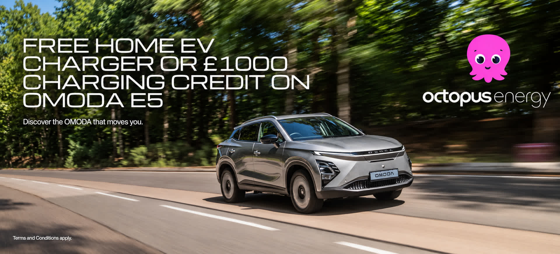 Omoda E5 Q4 Octopus EV Offer Banner