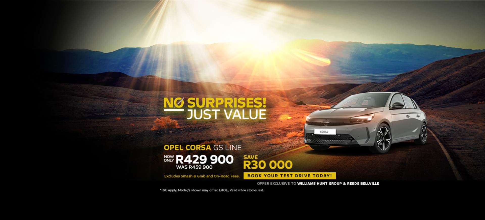 New Opel Corsa GS LINE Special Now Only R429 900