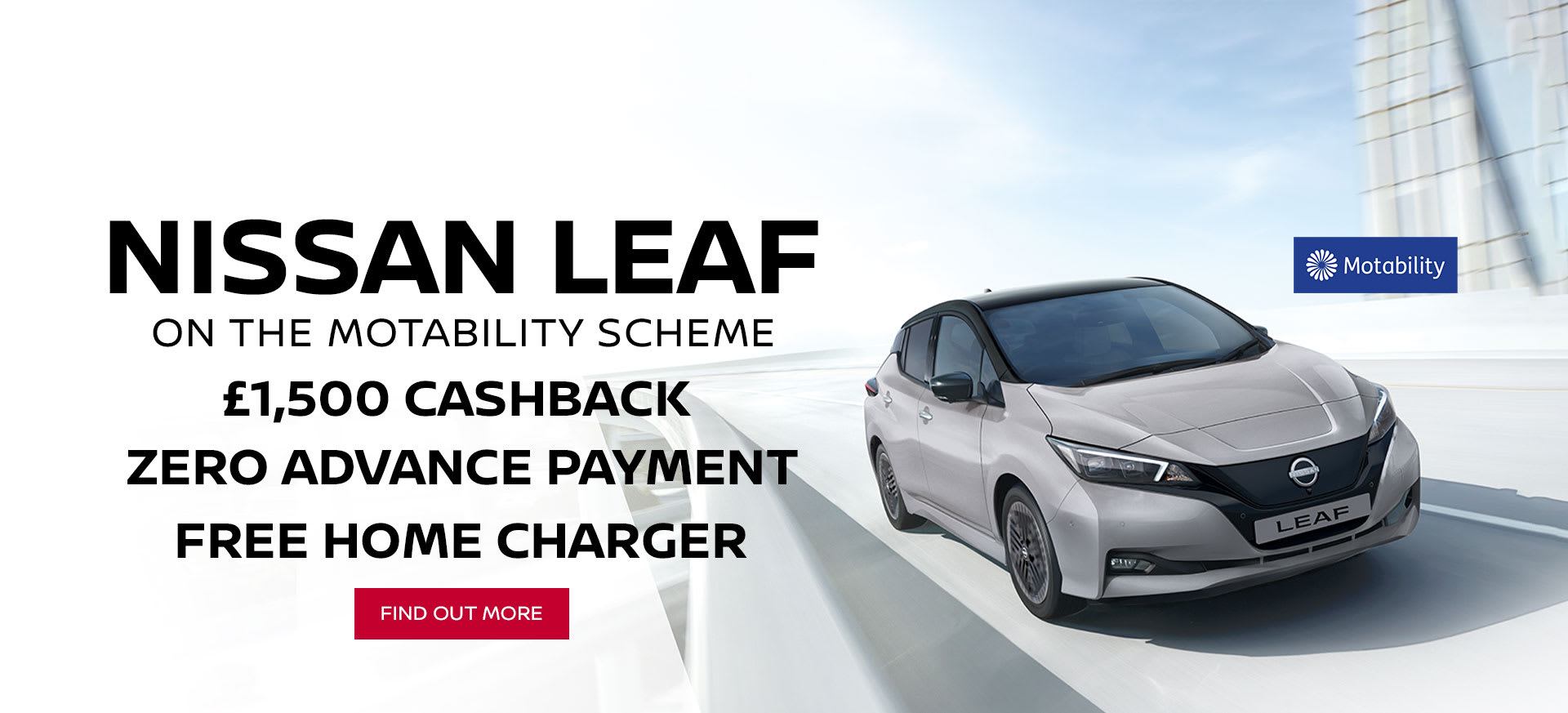 Nissan LEAF Motability Offer