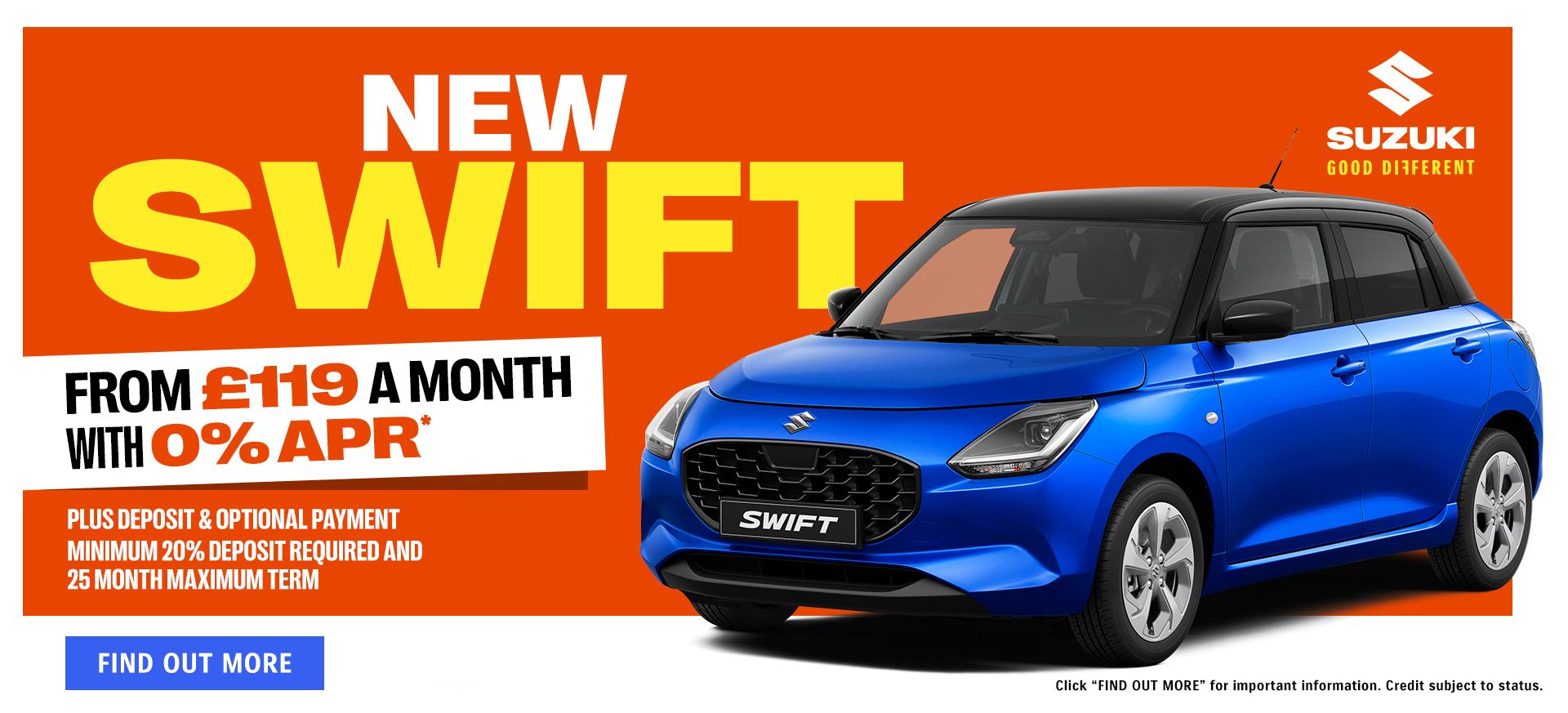 Suzuki Swift 0% Offer
