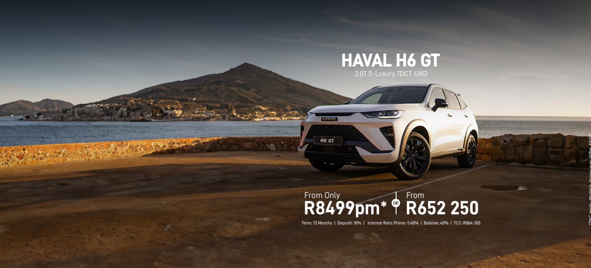 Haval H6 GT 2.0T S- Lux From R8 499pm*