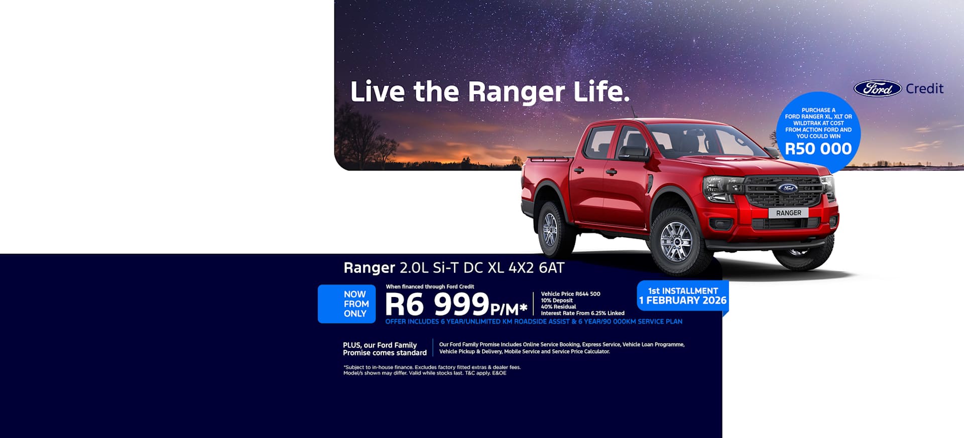 Ford Ranger Bakkie Special Offer