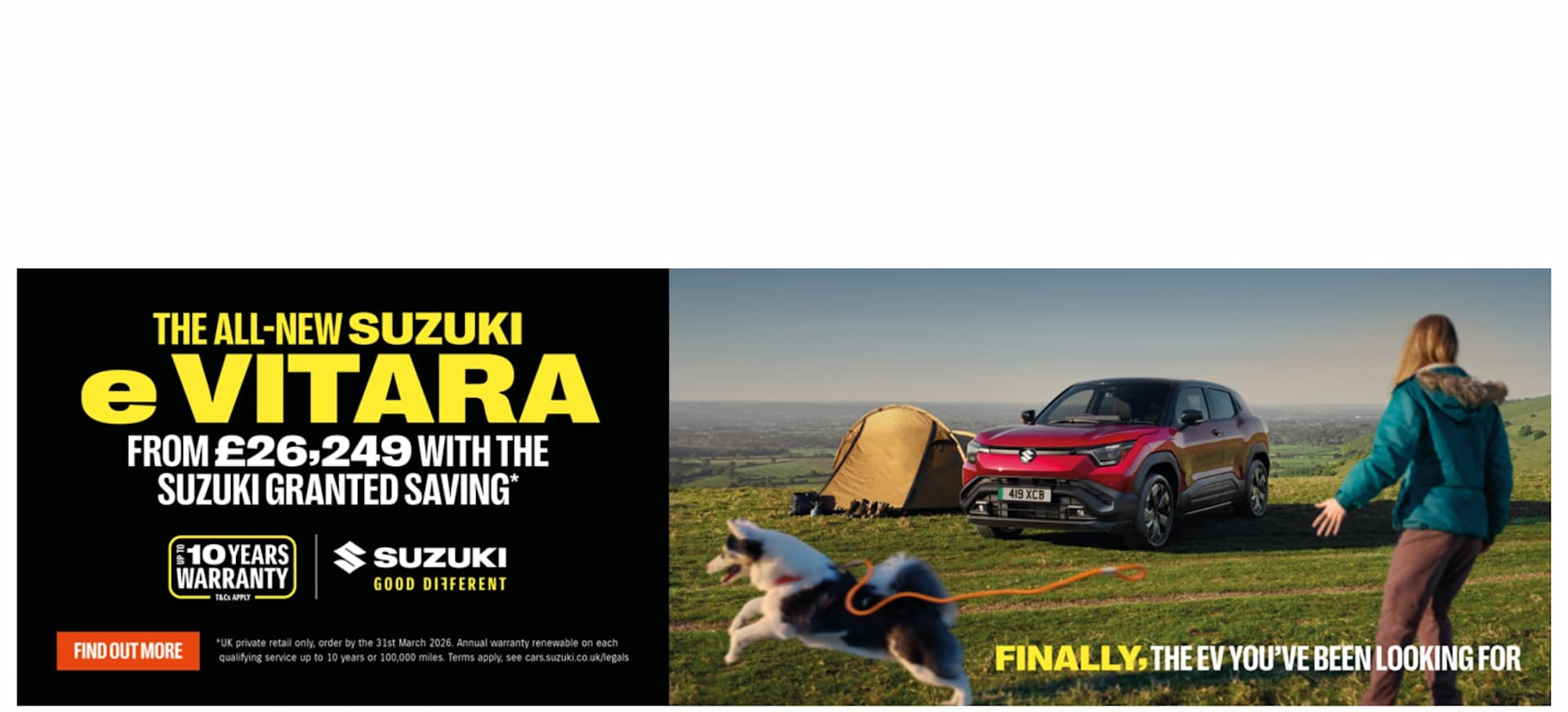 Q1 2026 New Suzuki eVitara 