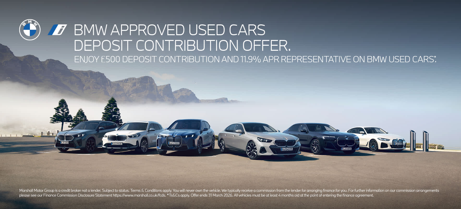 BMW Approved Used cars Deposit Contribution Offer.