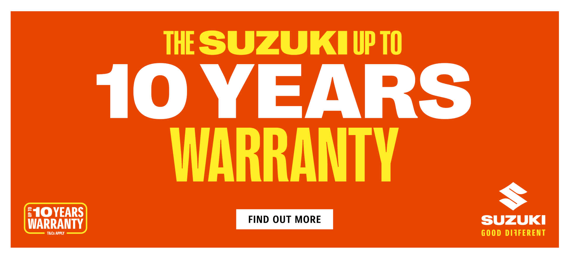 10 year warranty suzuki