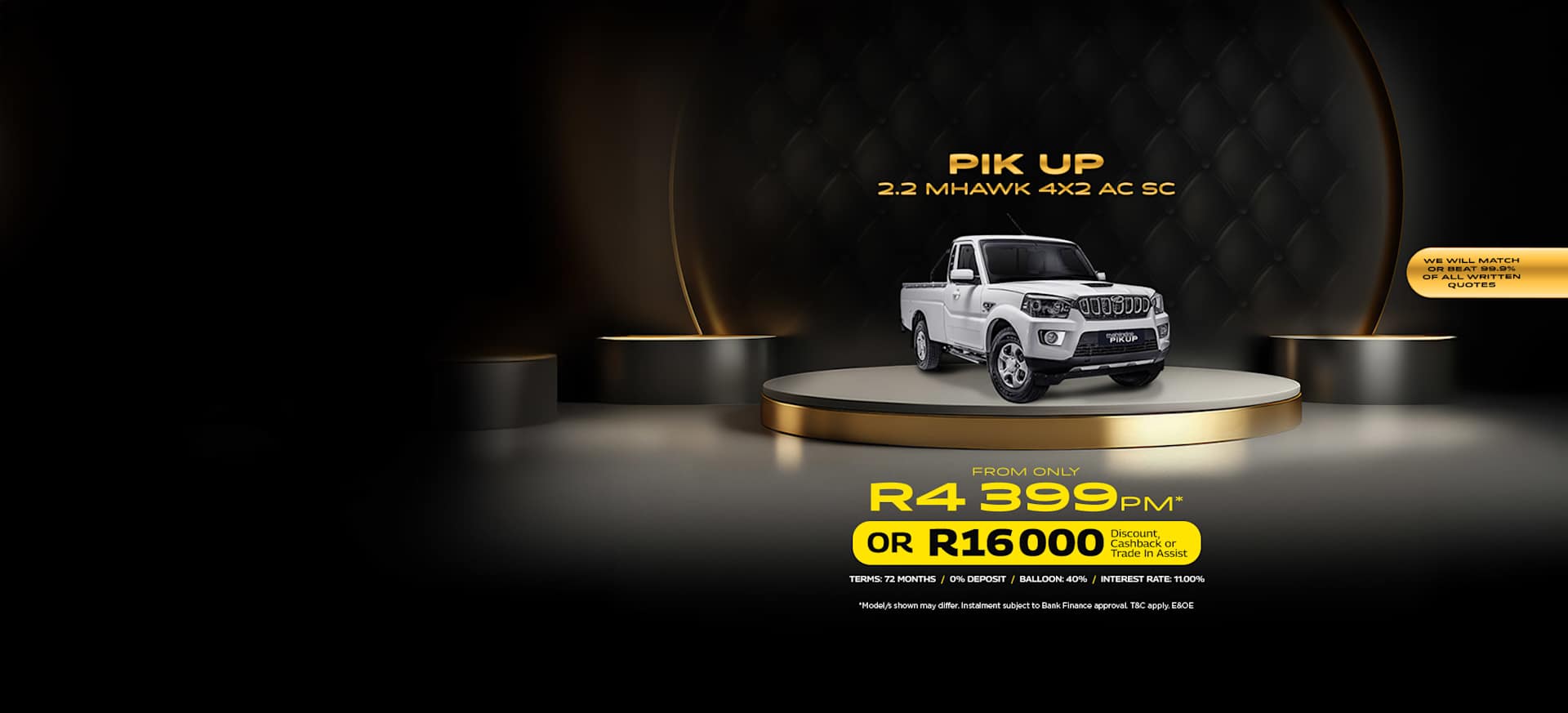 Mahindra Pik Up 2.2 MHawk 4X2 AC SC 