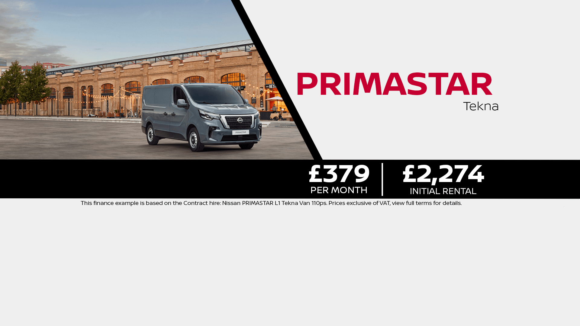 Nissan primastar new prices clearance