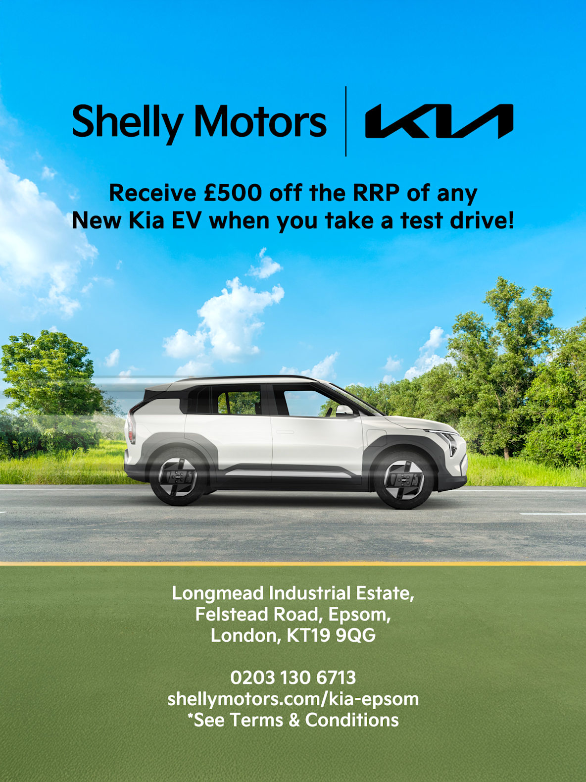 Kia Test Drive Offer £500 off!