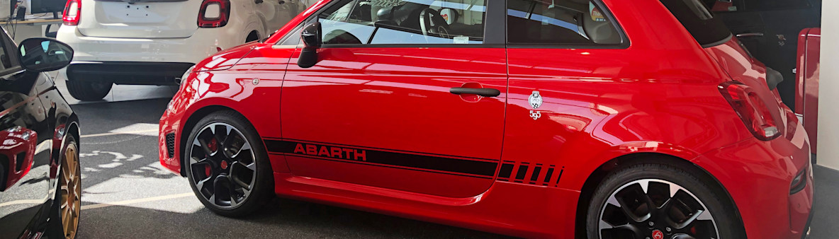 Abarth Slough Showroom Inside