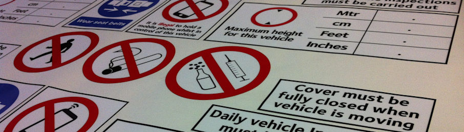 Safety Stickers & Logos