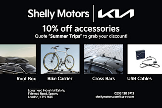 10% off all Kia Shelly Motors accessories