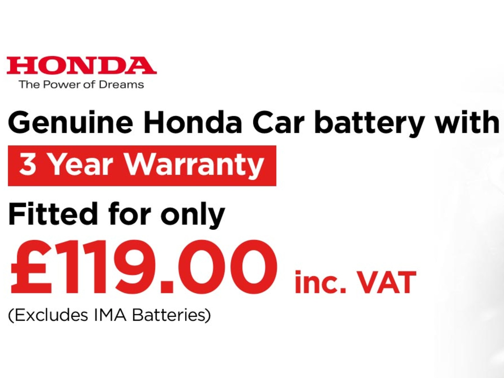 Honda Battery Warranty >> Genuine Honda Car Battery Hertfordshire London Crown Honda Honda Battery Warranty >> Genuine Honda Car Battery Hertfordshire London Crown Honda