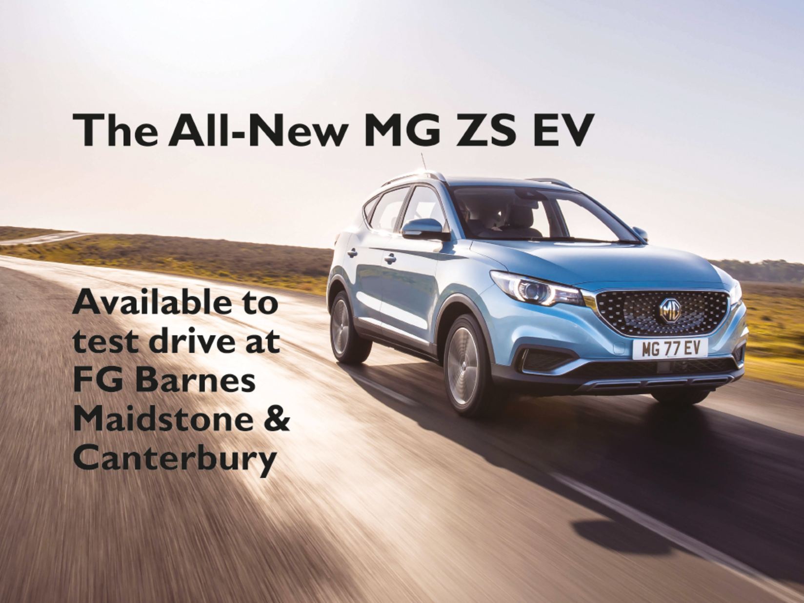 New Mg Cars Fg Barnes Mg Maidstone And Canterbury In Kent