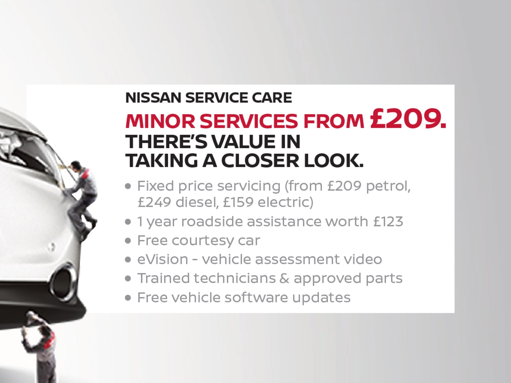 Service Care Fg Barnes Bishops Nissan Guildford In Surrey