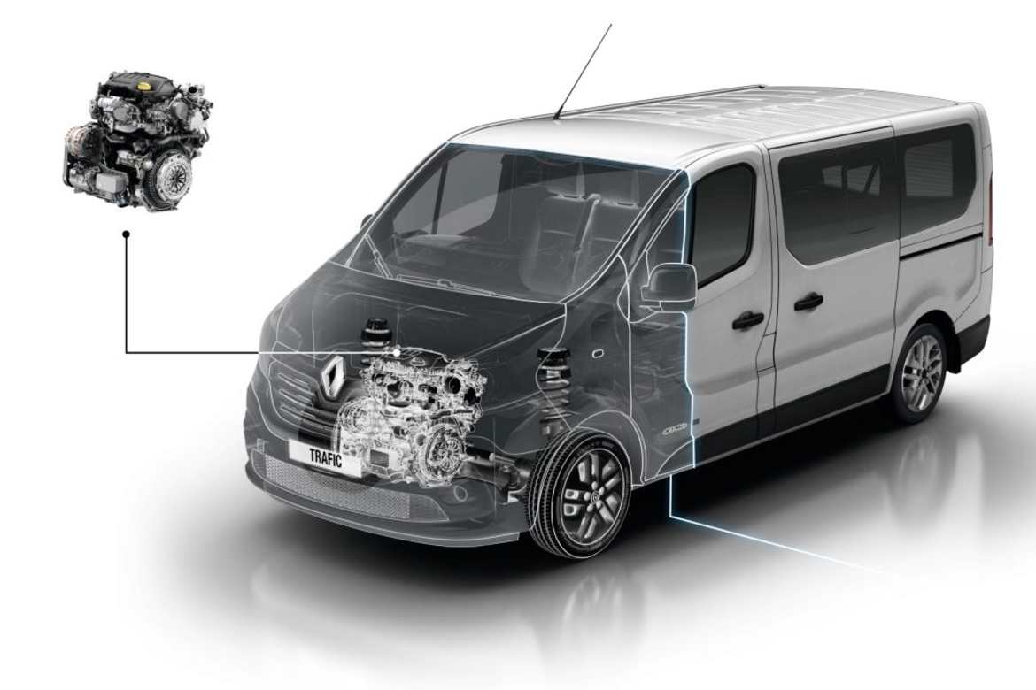 Renault Trafic Passenger Euro 6 engine