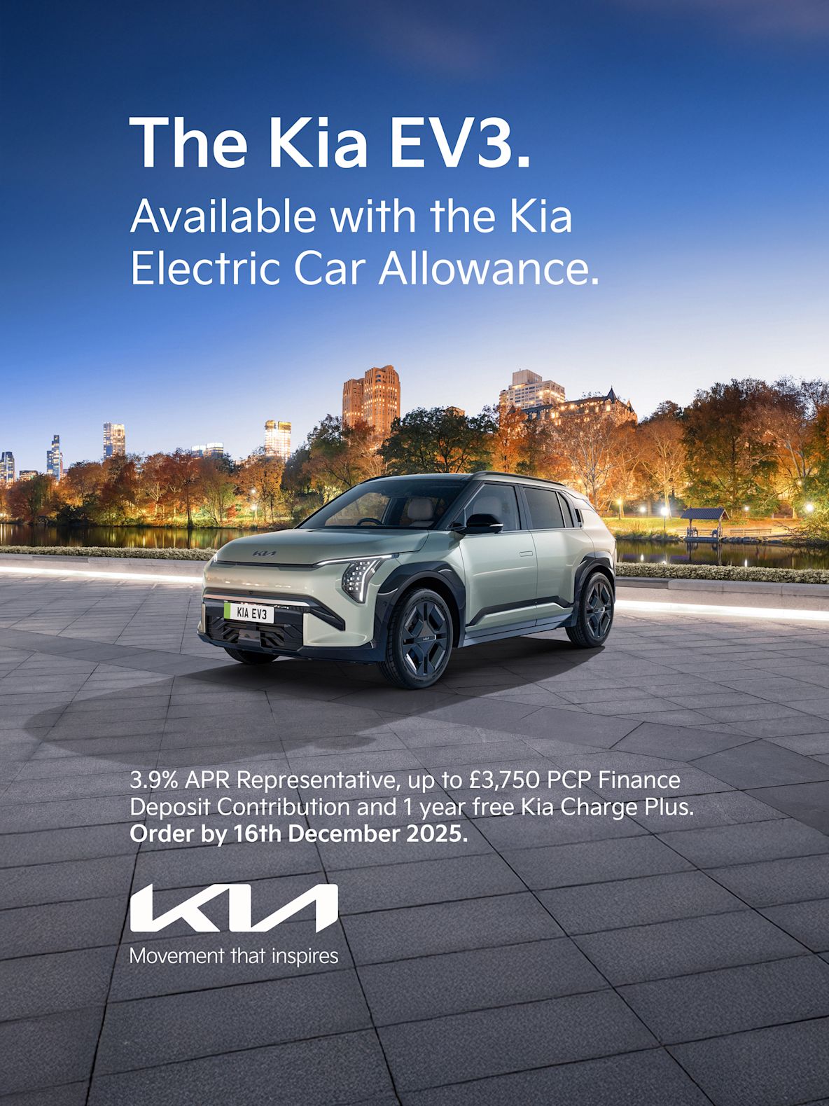 Kia EV3 offer Q4 2025