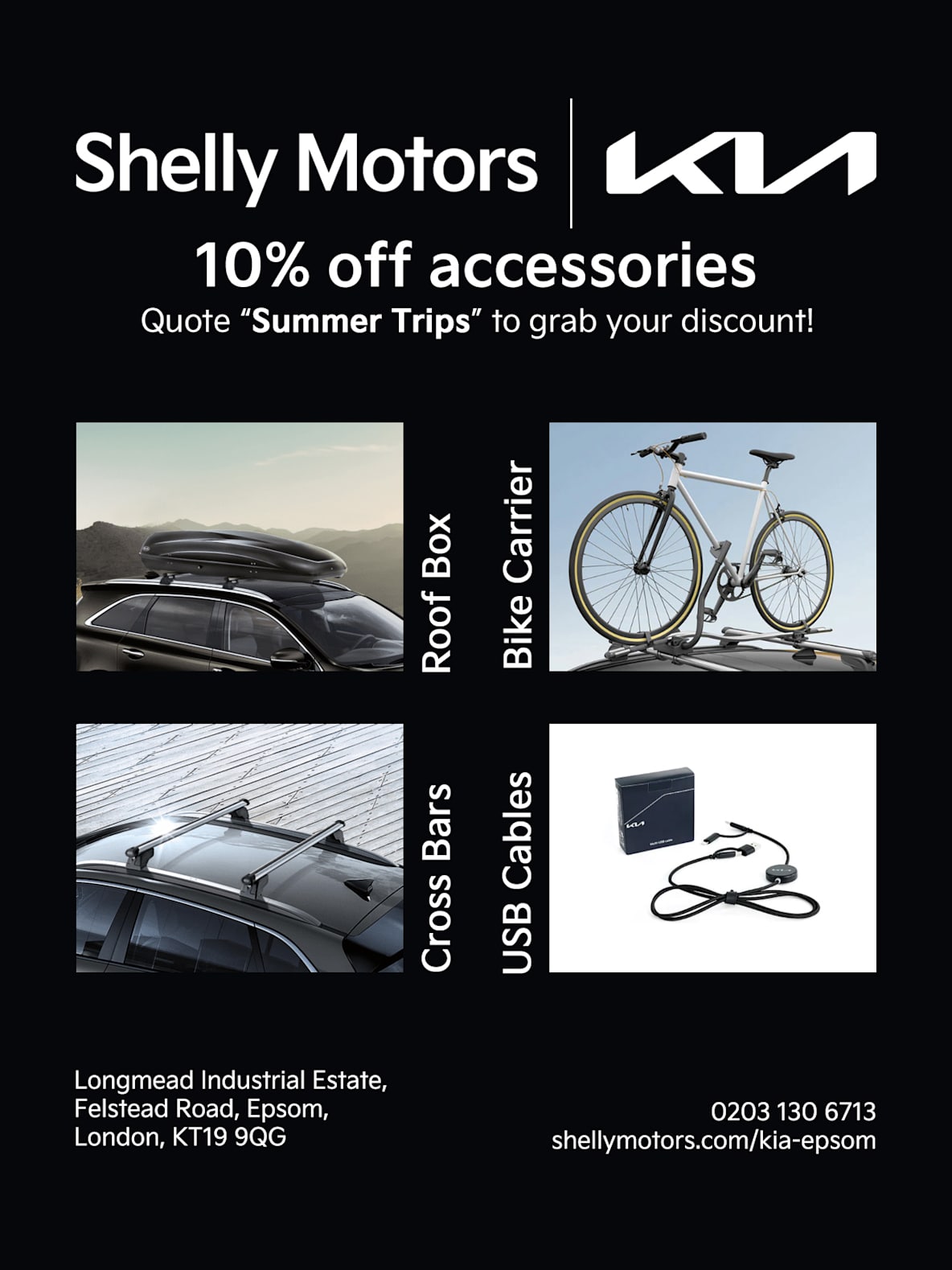 10% off all Kia Shelly Motors accessories