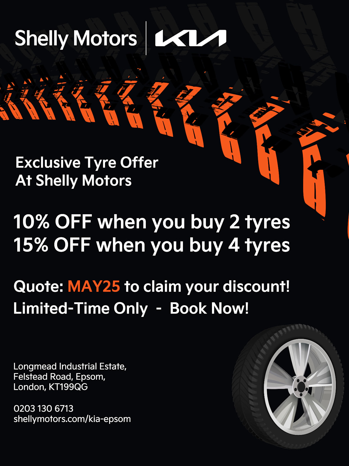 Kia Epsom tyre offer