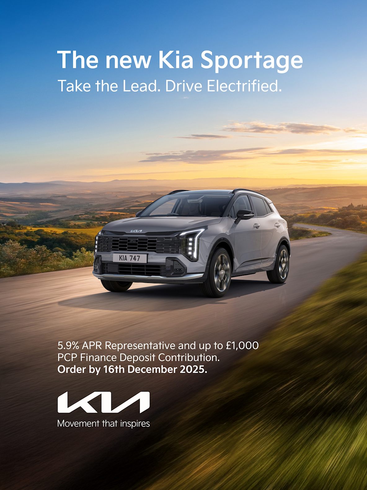 The New Kia Sportage 2025 Q4 Offer