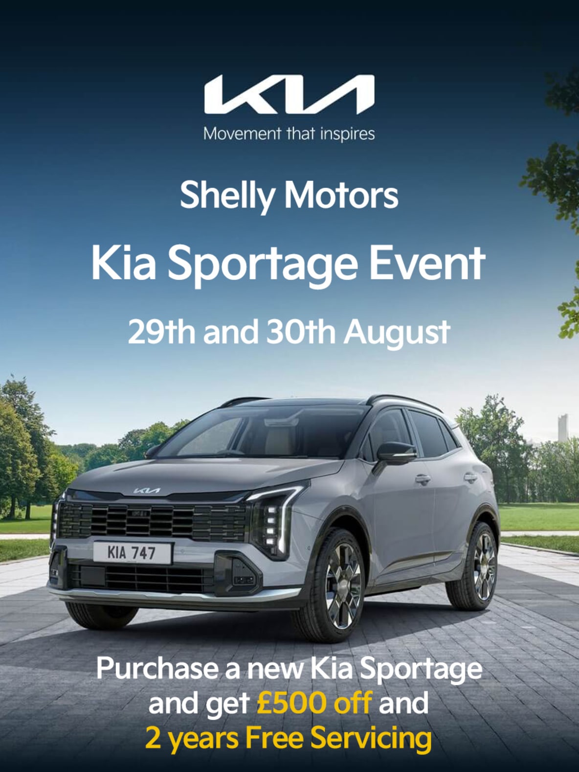 Kia Sportage Event - August 29th-30th