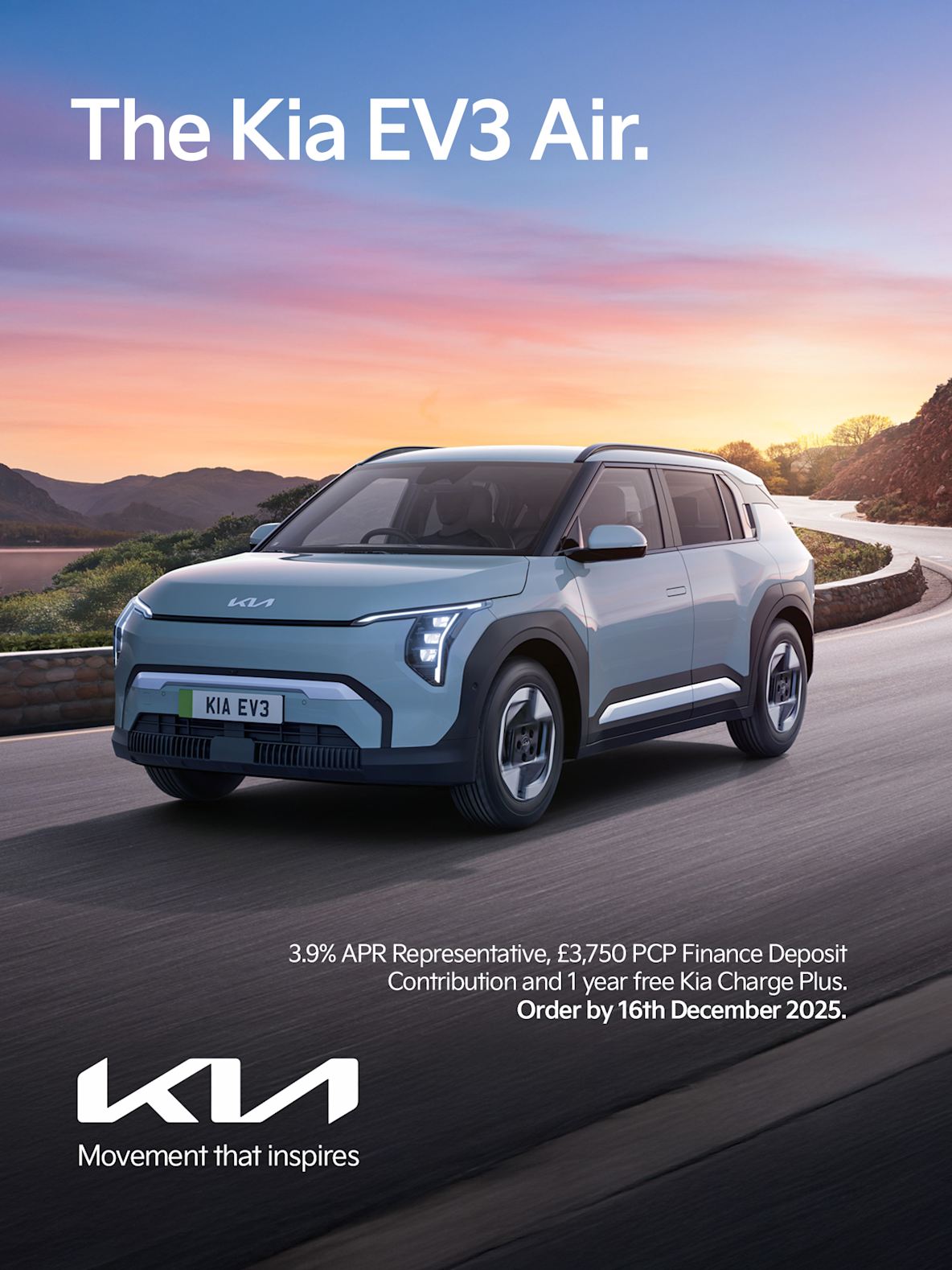 The Kia EV3 Air
