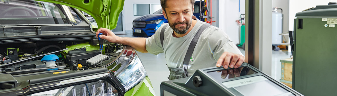 Škoda MOT in Birmignham 