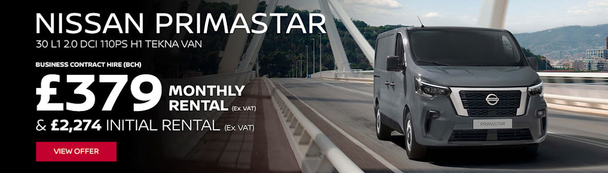  New Nissan Primastar Van