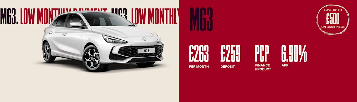 NEW MG3 BANNER