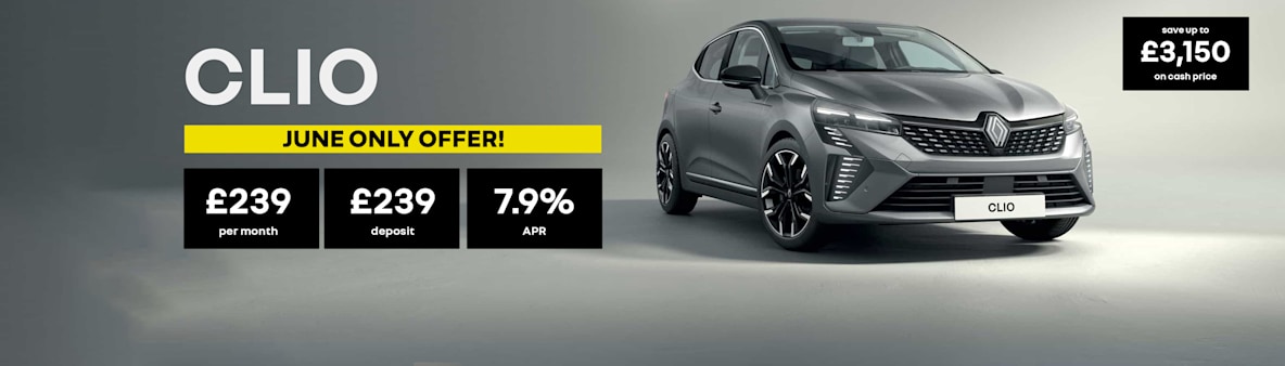 New Clio Banner