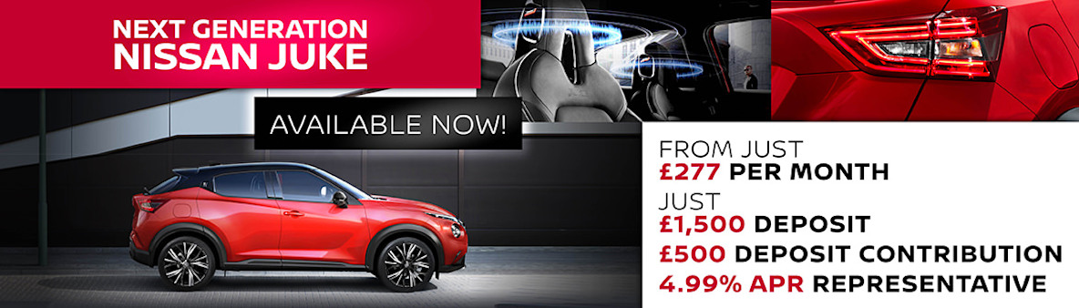 New Juke From £277 Per Month