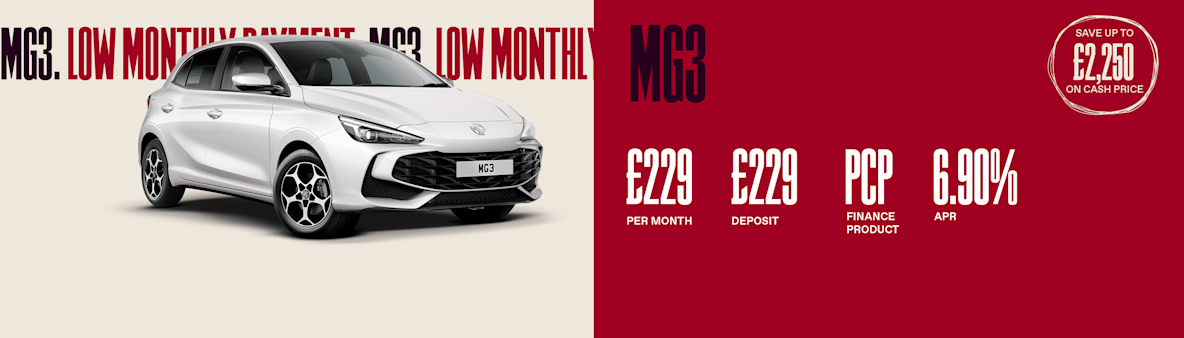 NEW MG3 BANNER