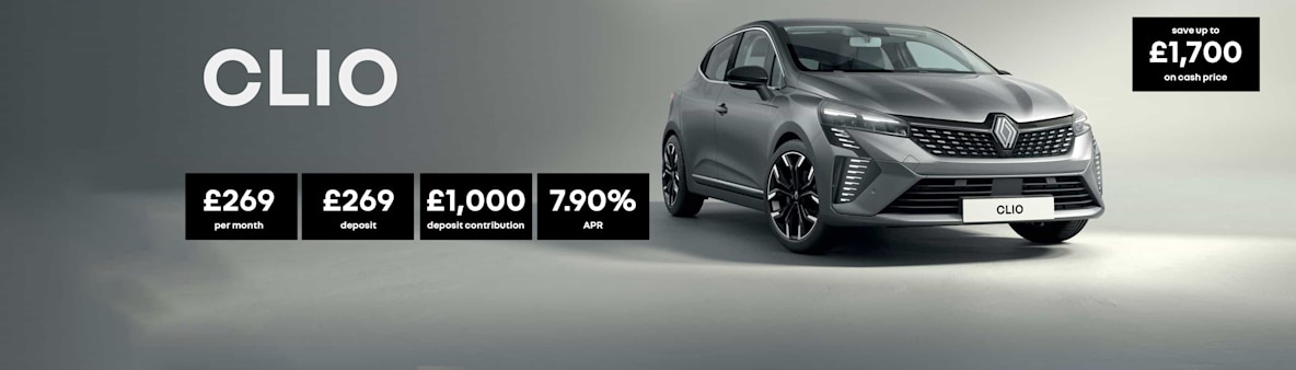 New Clio Banner