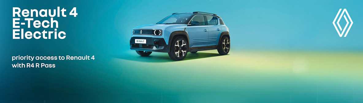 Renault 4 coming soon banner