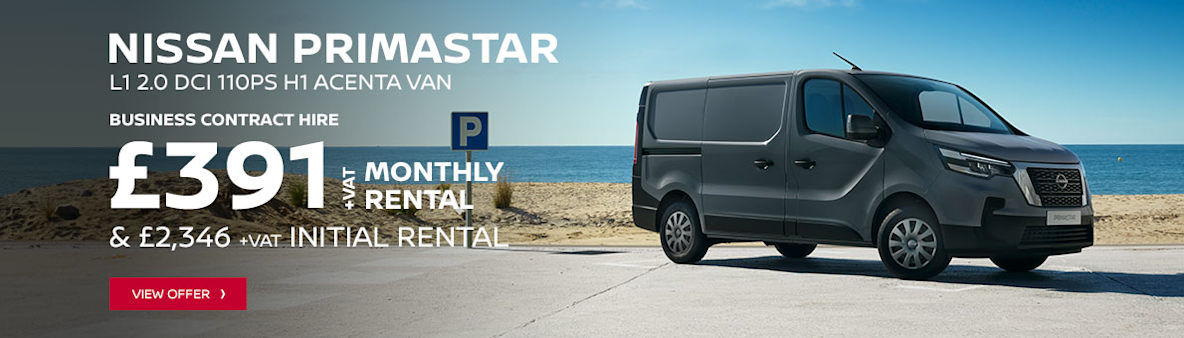  New Nissan Primastar Van