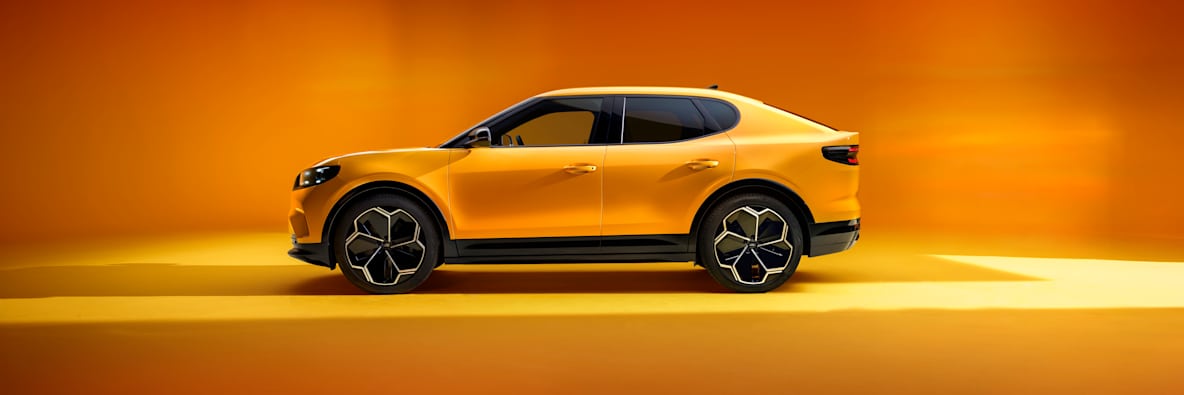 All-New Ford Electric Capri in Vivid Yellow