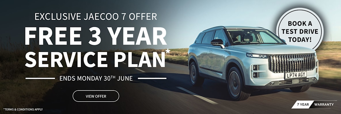 Exclusive JAECOO 7 Offer