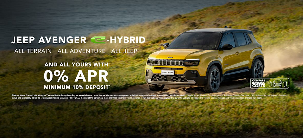 Jeep Avenger E-Hybrid 0% APR Offer