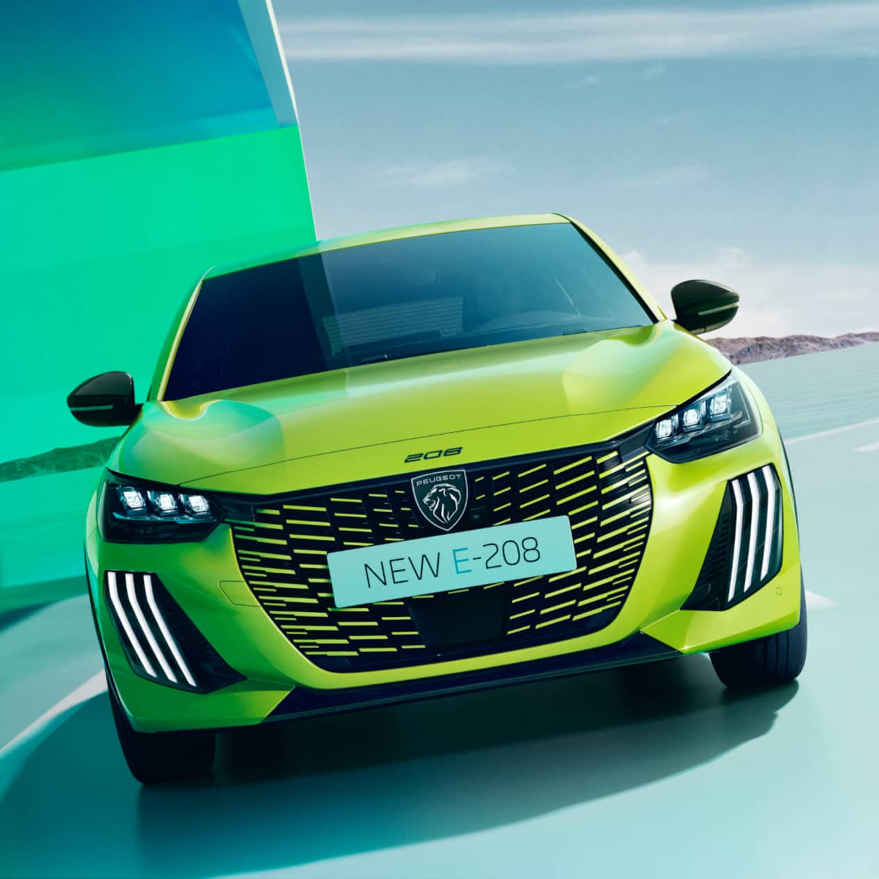 Peugeot 208 2023 : face avant
