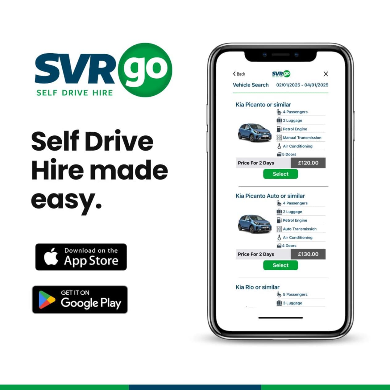 SVRgo Mobile App