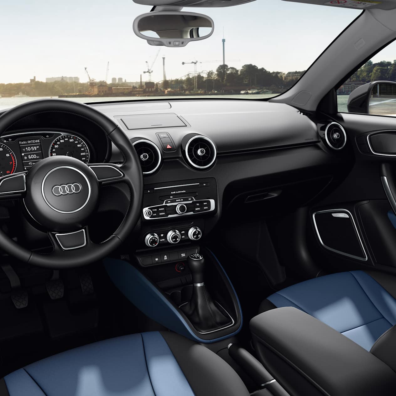 Audi A1 centre console