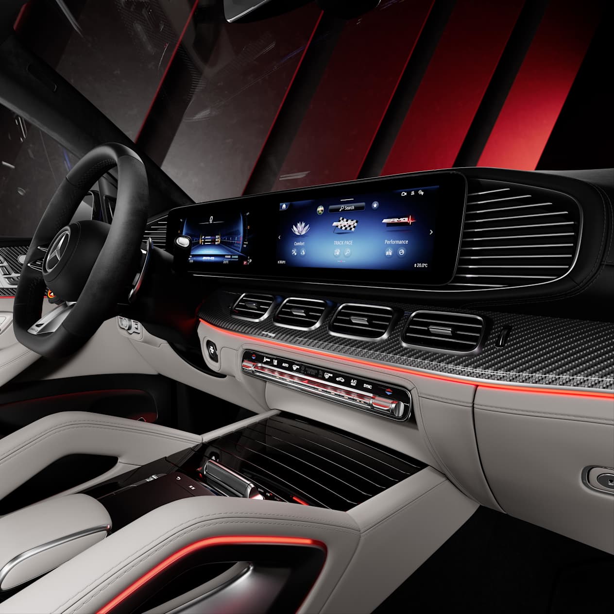 Mercedes GLE AMG planche de bord