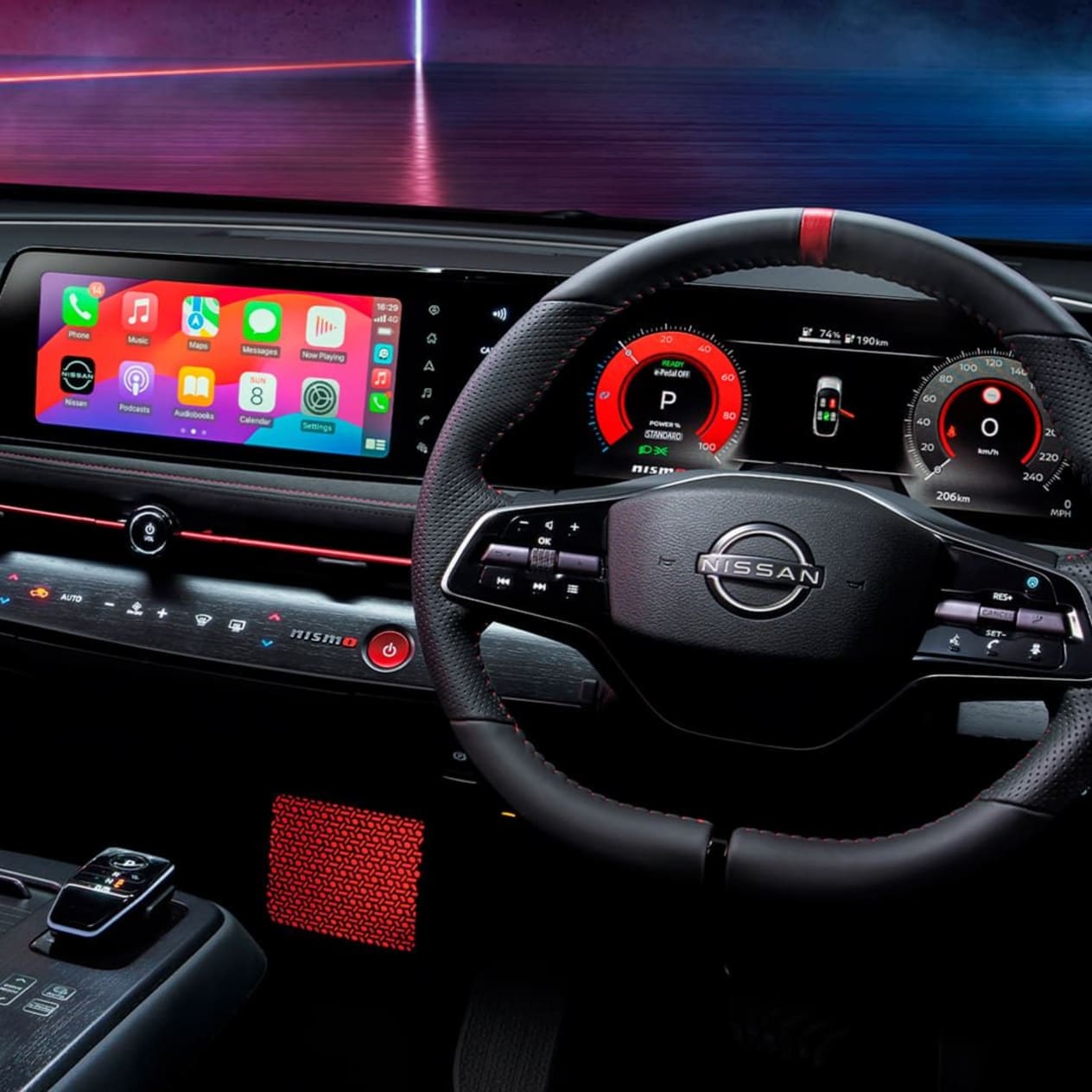 nissan ariya nismo interior