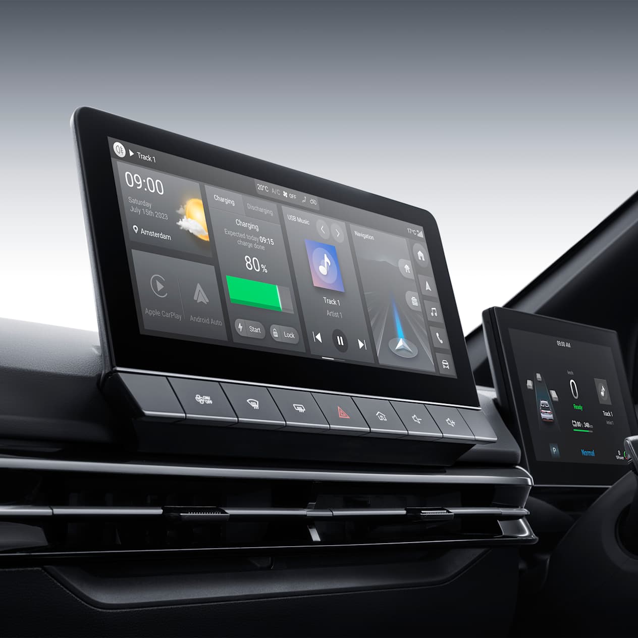 MG4 EV XPOWER interior screen