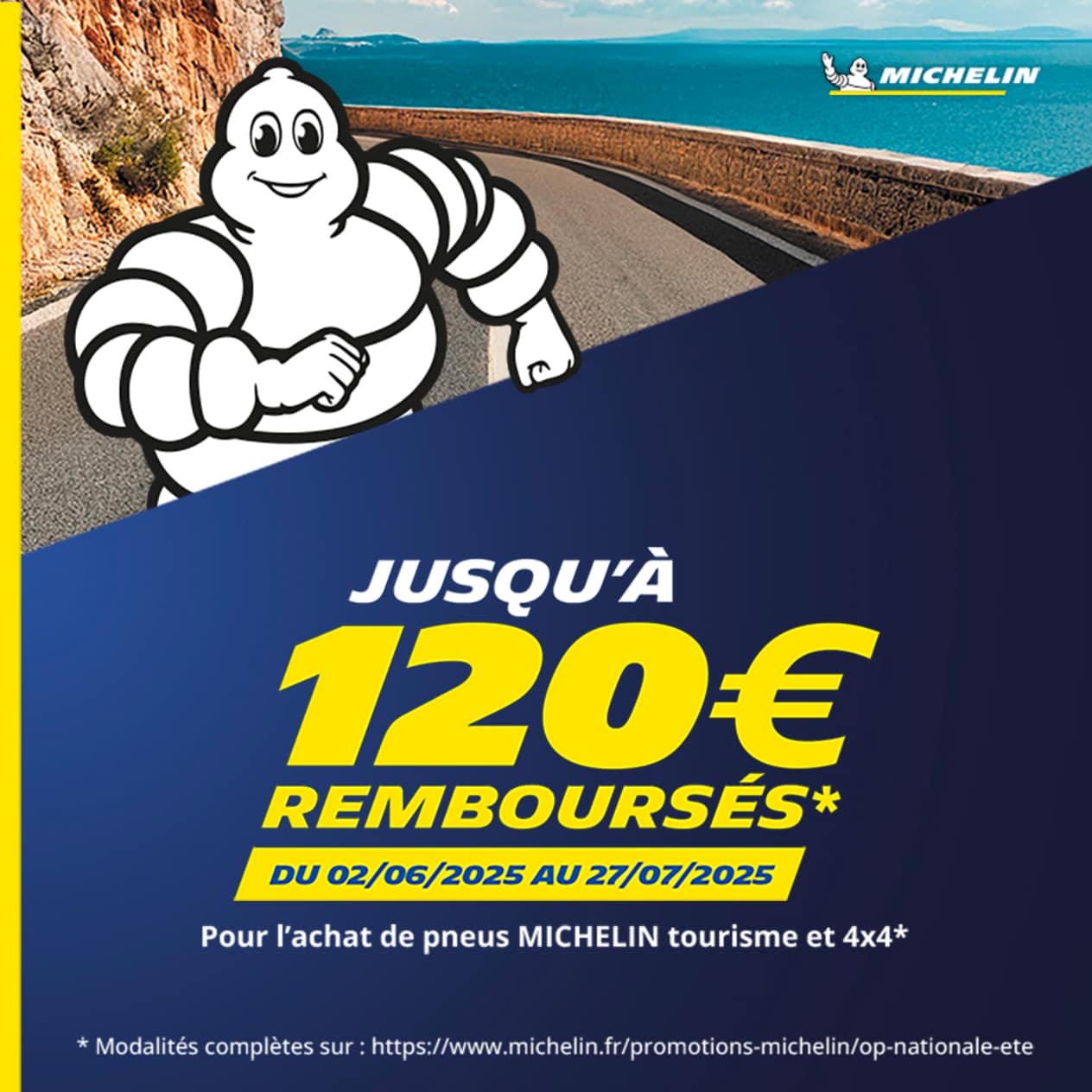 Opération pneu Michelin Mai 2025