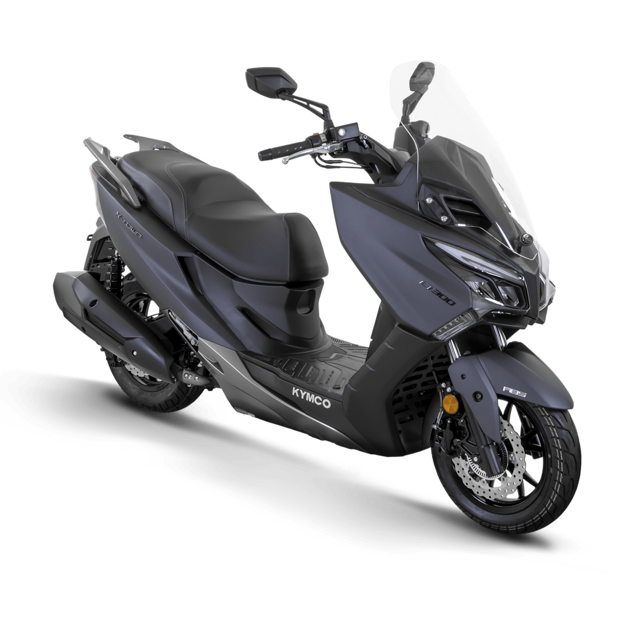 Kymco X.Town City 300 2024 Noir Mat : trois quarts avant